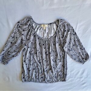 Michael Kors Paisley Print Women's Top Size Medium